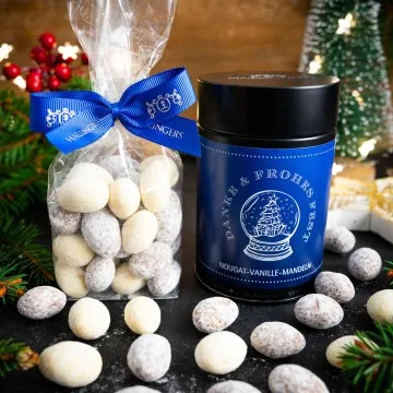Danke & Frohe Weihnachten (Nougat-Vanille-Mandeln)