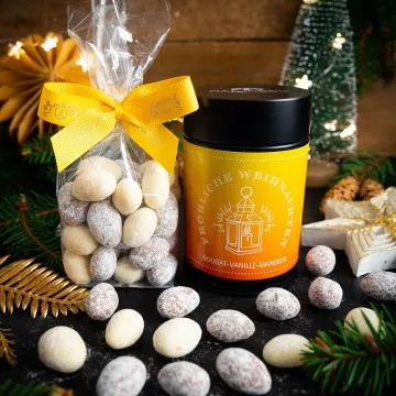 Fröhliche Weihnachten (Nougat-Vanille-Mandeln)
