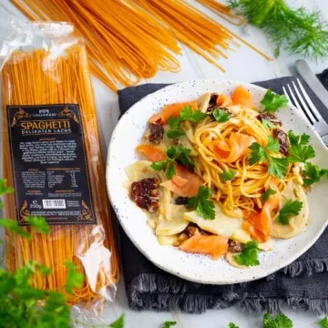Spaghetti Lachs (Italienische Pasta)