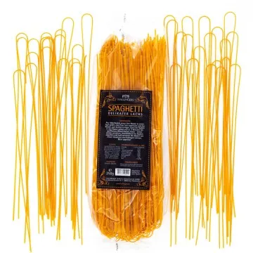 Pasta aus Hartweizengries, natürlich eingefärbt (250g) - Spaghetti Lachs (Aromabeutel)