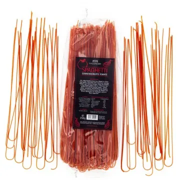 Spaghetti Pomodoro (Aromabeutel) - Pasta aus Hartweizengries, natürlich eingefärbt (250g)