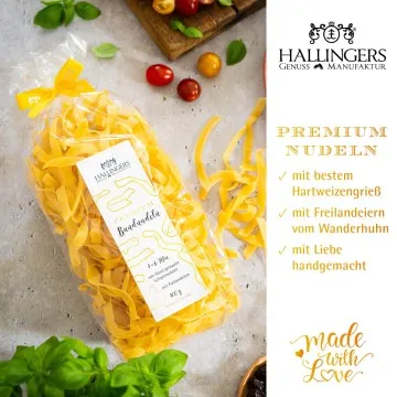 Premium Bandnudeln - Edel-Pasta, aus Hartweizengries