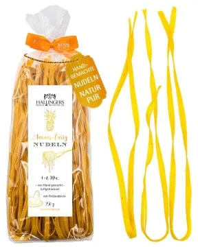 Ananas Curry Nudeln - Edel-Pasta, aus Hartweizengries