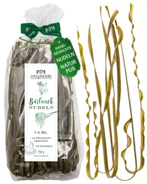 Bärlauch Nudeln - Edel-Pasta, aus Hartweizengries