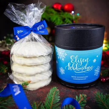 Weiß schokoliert (Elisenlebkuchen, schokoliert)