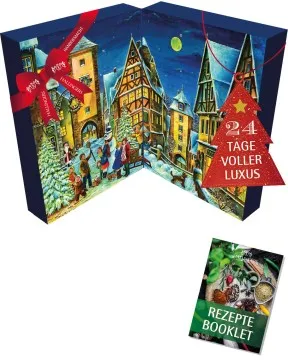 Rothenburger Weihnachtsmarkt - Feinkost-Mix-Set, Gewürz, Essig & Öl im Glas