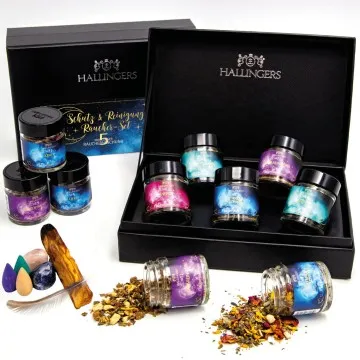 Schutz & Reinigung Räucherset (5 Räucherwerke im Glas)