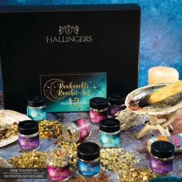 Räucherwerk-Set für die Rauhnächte (12 Räucherwerke im Glas)