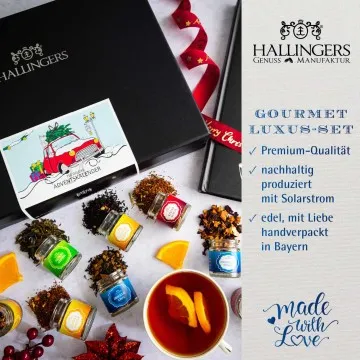 Christmas Car & Happiness is handgemacht (24 Winter-Tees im Glas)