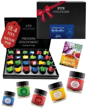 Fröhliche Weihnachten (24 Winter-Tees im Glas)