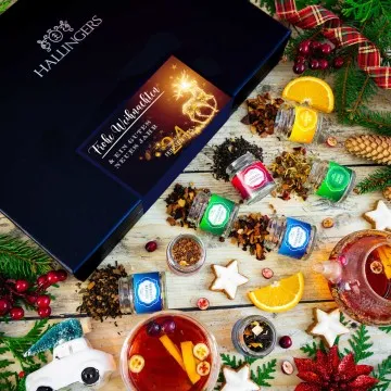 Frohe Weihnachten & ein Gutes Neues Jahr (24 Winter-Tees im Glas)