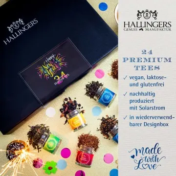 Happy New Year Color (24 Tees im Glas)