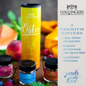 Eistee - Tee-Set, 3x loser Tee Geschenkdose