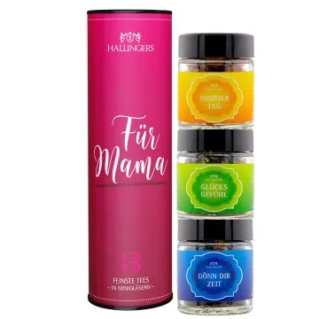 Für Mama (3 Tees im Glas)