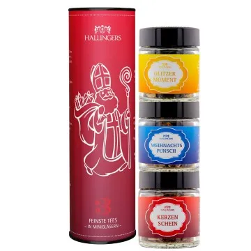 Vom Nikolaus (3 Weihnachts-Tees im Glas)