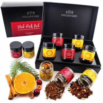 Hab dich lieb Red (5 Früchte-Tees im Glas)