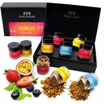 Gruß vom Osterhasen (5 Coldbrew-Tees im Glas)