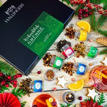 Weihnachtliche Grüße (12 Winter-Tees im Glas)
