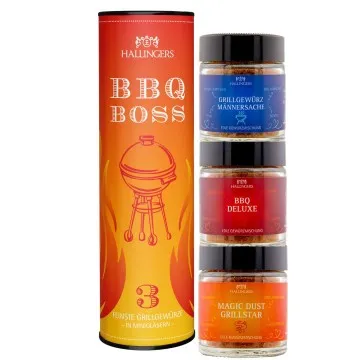 BBQ-Boss (3 Gewürze im Glas)
