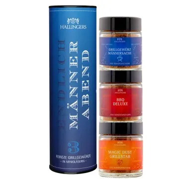 Endlich Männer-Abend (3 Gewürze im Glas)