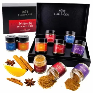 Weihnachtsbäckerei (5 Back-Gewürze im Glas)