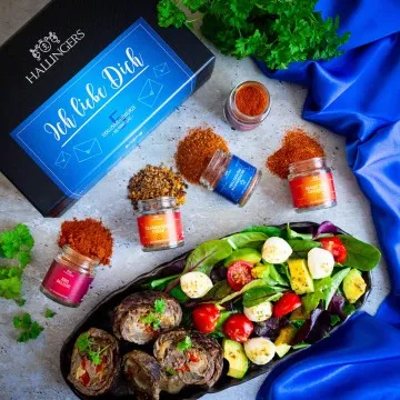 Ich liebe Dich Blue (5 BBQ-Gewürze im Glas)