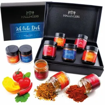 Ich liebe Dich Blue (5 BBQ-Gewürze im Glas)