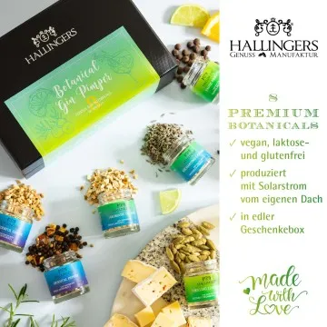 Botanical Gin Pimper - Gewürz-Set, 8er Geschenkbox & Booklet
