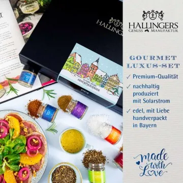 Winterkalender & Happiness is handgemacht (24 Winter-Gewürze im Glas)