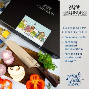 Winterkalender & Premium Santoku (24 Winter-Gewürze im Glas)