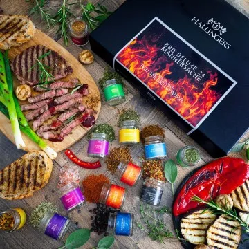 BBQ Deluxe 24 Männersache (24 Gewürze im Glas)