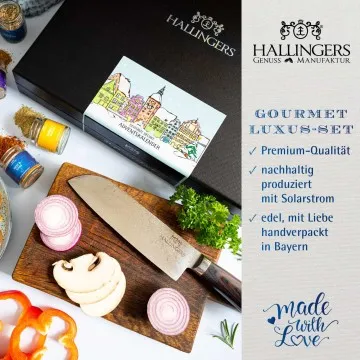 Winterkalender & Deluxe Santoku (24 Winter-Gewürze im Glas)