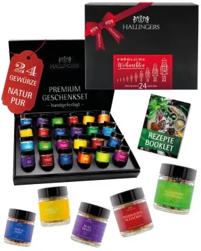 Fröhliche Weihnachten (24 Winter-Gewürze im Glas)