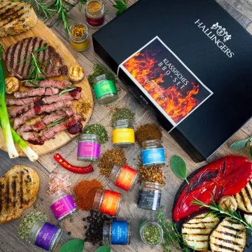 Klassisches BBQ-Set (12 BBQ-Gewürze im Glas)