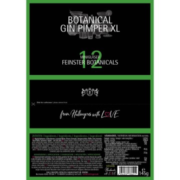 12er Premium Gin Botanicals als Geschenk-Set (145g) - Botanical Gin Pimper XL (Set)