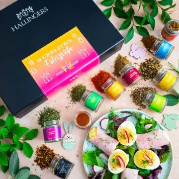 Herzliche Ostergrüße (12 Gewürze im Glas)