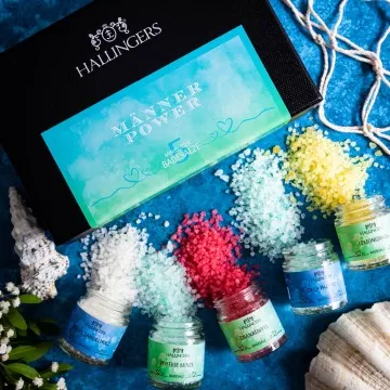 Männer-Power (5 Badesalze im Glas)