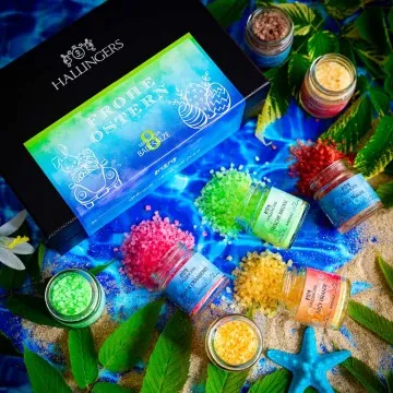 Frohe Ostern - Blue (8 Badesalze im Glas)