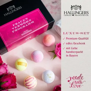 Frauen Verwöhn-Programm - Badebomben-Set, 8 Badekugeln Bath Bomb