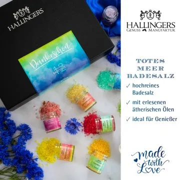 Dankeschön - Badesalze-Set, 12x Badezusatz Totes Meer