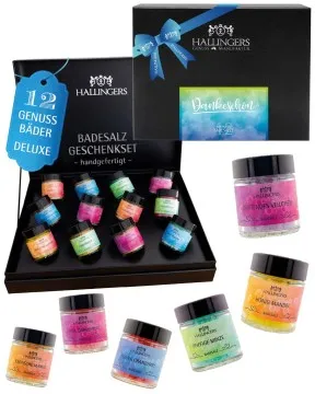 Dankeschön - Badesalze-Set, 12x Badezusatz Totes Meer