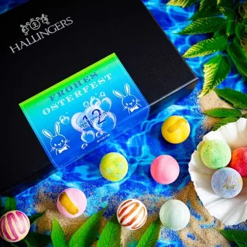 Frohes Osterfest - Blue (12 Badebomben)
