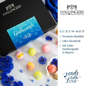 Herzlichen Glückwunsch - Badebomben-Set, 12 Badekugeln Bath Bomb