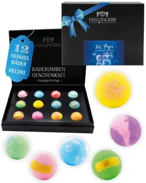 Zum Vatertag (12 Badebomben)