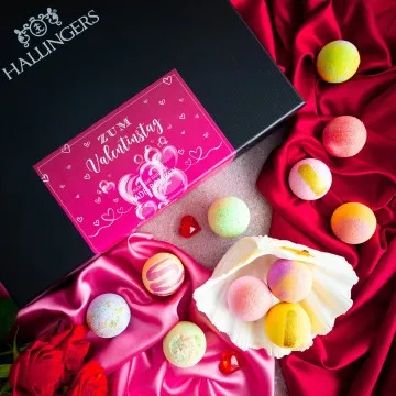 Zum Valentinstag (12 Badebomben)