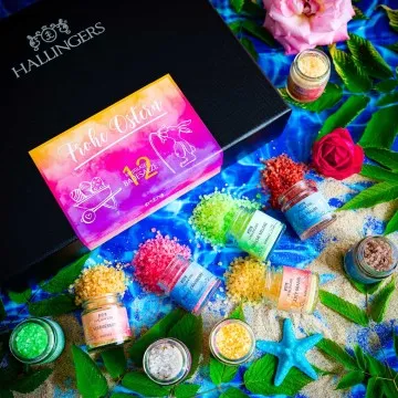 Frohe Ostern - Pink (12 Badesalze im Glas)