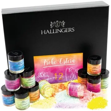 Frohe Ostern - Pink (12 Badesalze im Glas)