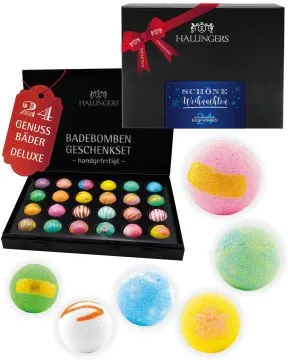Schöne Weihnachten (24 Badebomben)