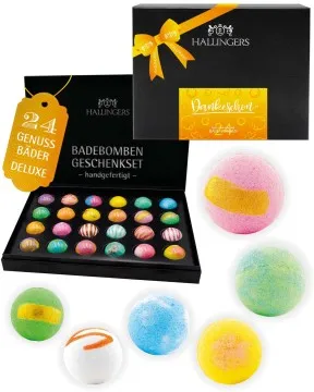 Dankeschön - Badebomben-Set, 24 Badekugeln Bath Bomb