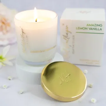 Amazing Lemon Vanilla (Zitrone-Vanille-Duftkerze)